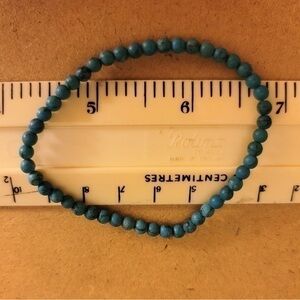 Green beaded bracelet